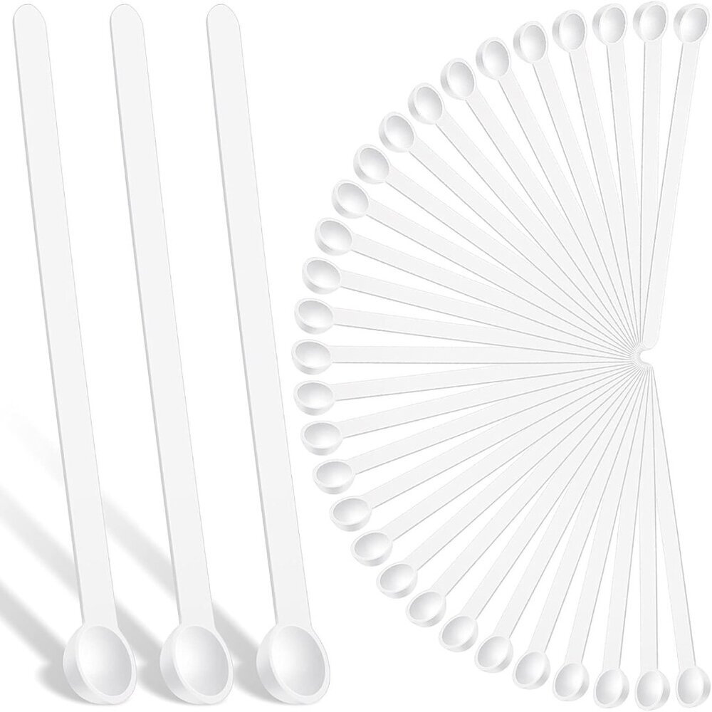1/32 Teaspoon Micro Scoops 150 Milligram Mini Measuring Spoons Tiny Little Plast
